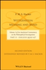 Image for Wittgenstein : Meaning and Mind (Volume 3 of an Analytical Commentary on the Philosophical Investigations), Part 2: Exegesis, Section 243-427