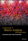 Image for Fundamentals of matrix analysis with applications