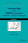 Image for Proceedings of the 240 Conference: science&#39;s great challenges
