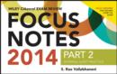 Image for Wiley CIAexcel exam review 2014 focus notes.: (Internal audit practice)