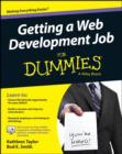 Image for Getting a web development job for dummies