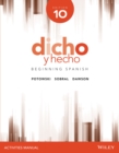 Image for Dicho y heco : Beginning Spanish Activities Manual