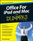Image for Office for iPad and Mac for dummies