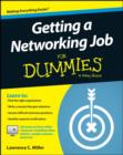 Image for Getting a Networking Job For Dummies