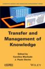 Image for Transfer and management of knowledge