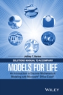 Image for Solutions manual to accompany Models for life: an introduction to discrete mathematical modeling with Microsoft Office Excel