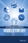 Image for Solutions manual to accompany Models for life  : an introduction to discrete mathematical modeling with Microsoft Office Excel