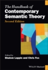 Image for The Handbook of Contemporary Semantic Theory