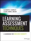 Image for Learning assessment techniques  : a handbook for college faculty