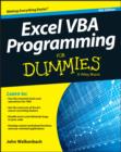 Image for Excel VBA Programming For Dummies