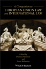 Image for A Companion to European Union Law and International Law