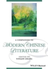 Image for COMPANION TO MODERN CHINESE LITERATURE