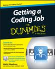 Image for Getting a coding job for dummies