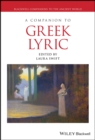 Image for Companion to Greek Lyric