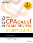 Image for Wiley CPAexcel exam review 2015 study guide: regulation