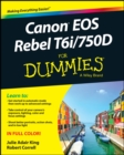 Image for Canon EOS Rebel T6i/750D for dummies
