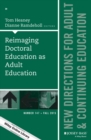 Image for Reimaging doctoral education as adult education