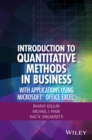 Image for Introduction to quantitative methods in business  : with applications using Microsoft Office Excel