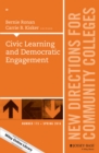 Image for Civic learning and democratic engagement