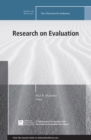 Image for Research on Evaluation