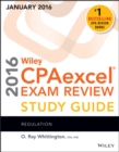 Image for Wiley CPA excel exam review study guide January 2016.: (Regulation)