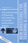 Image for The Scholarship of Teaching and Learning in Canada: Institutional Impact