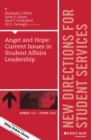 Image for Angst and Hope: Current Issues in Student Affairs Leadership, SS 153