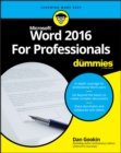 Image for Word 2016 for professionals for dummies