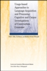Image for Usage-Based Approaches to Language Acquisition and Processing