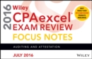 Image for Wiley CPAexcel Exam Review July 2016 Focus Notes : Auditing and Attestation