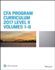 Image for CFA Program Curriculum 2017 Level II, Volumes 1 - 6