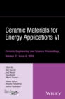 Image for Ceramic materials for energy applications VI