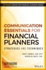 Image for Communication Essentials for Financial Planners: Strategies and Techniques