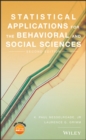 Image for Statistical applications for the behavioral and social sciences