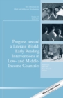 Image for Progress toward a literate world: early reading interventions in low-income countries, CAD 155
