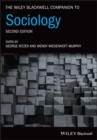 Image for The Wiley Blackwell Companion to Sociology