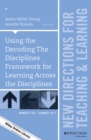 Image for Using the Decoding the Disciplines framework for learning across the disciplines