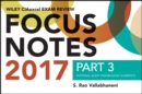 Image for Wiley CIAexcel Exam Review 2017 Focus Notes, Part 3
