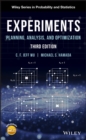 Image for Experiments: Planning, Analysis and Parameter Design Optimization