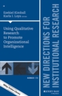 Image for Using qualitative research to promote organizational intelligence : number 174