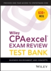 Image for Wiley CPAexcel Exam Review 2018 Test Bank : Business Environment and Concepts (1-year access)