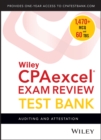 Image for Wiley CPAexcel Exam Review 2018 Test Bank : Auditing and Attestation (1-year access)