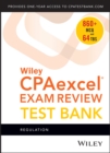Image for Wiley CPAexcel Exam Review 2018 Test Bank: Regulation (1-year access)