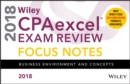 Image for Wiley CPAexcel exam review 2018: Business environment and concepts