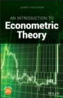 Image for An introduction to econometric theory