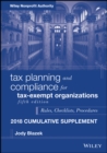 Image for Tax planning and compliance for tax-exempt organizations, 2018 cumulative supplement