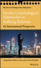 Image for Stalking: An International Perspective