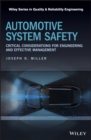 Image for Automotive System Safety: Critical Considerations for Engineering and Effective Management