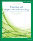 Image for Industrial and organizational psychology  : research and practice