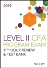 Image for Wiley 11th Hour Guide + Test Bank for 2019 Level II CFA Exam